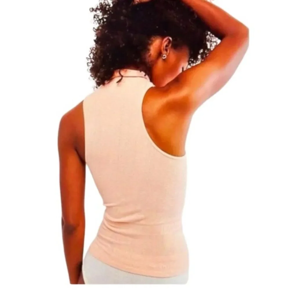 Intimately Free People Racerback Tank | Electric Nectar Peach | Size M-L - Picture 5 of 7